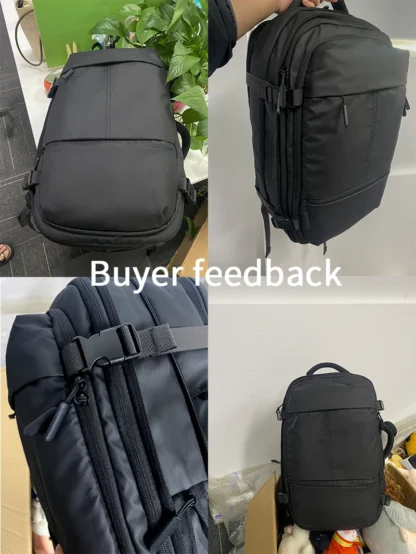XOKY Travel Backpack Men Business Backpack School Expandable USB Bag Large Capacity 17.3 Laptop Waterproof Fashion Backpack 2303 - Image 7