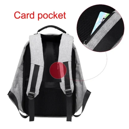 Anti-theft Backpack Bag 15.6 Inch Laptop Men Mochila Male Waterproof Back Pack Backbag Large Capacity School Backpack Designer - Image 3
