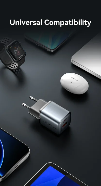 Vention GaN 30W Fast Charger for iPhone 16 15 14 13 PD3.0 Charger for iPad Pro Xiaomi Samsung USB Type C Mobile Phone USB Charge - Image 16