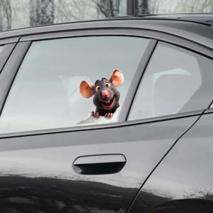 Transparent Creative Car Scratch Cover Animal Stickers Fun Decoration Transparent Vinyl Bumper Stickers for Vehicle Protection - Image 4