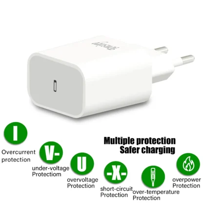 PD 30W fast charger for iPhone 16 15 Pro Max Plus Fast Charging Cable for iPhone charger USB C for Apple iPad wall adapter US EU - Image 6
