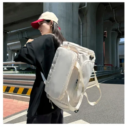 Travel Bag Male Female Large Hand Luggage Dry Wet with Shoes Compartment Fitness Gym Sport Bag Short-Distance Traveling Backpack - Image 13