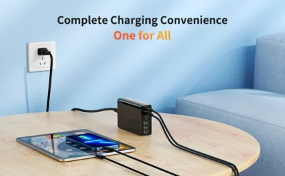 96W 6-Ports Desktop USB Charging Station with 3 USB-C Ports and 3 QC3.0 Ports, PD 20W Fast Charger for iPhone 13 iPad Samsung - Image 17
