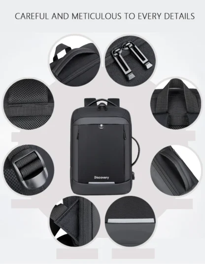 Travel Backpack For Men 40L Large Capacity Expandable Laptop Backpack USB Port Waterproof multi-functional Travel bag - Image 22