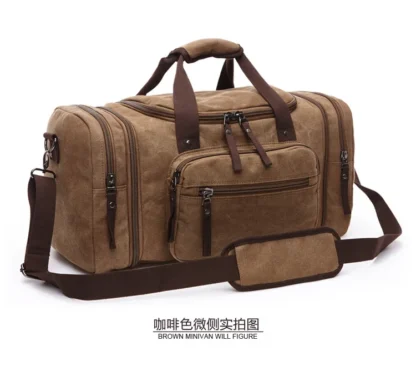 New Fashion Outdoor Travel Bag Handbag Canvas Crossbody Backpack Trend Large Capacity Casual Shoulder Bag - Image 26
