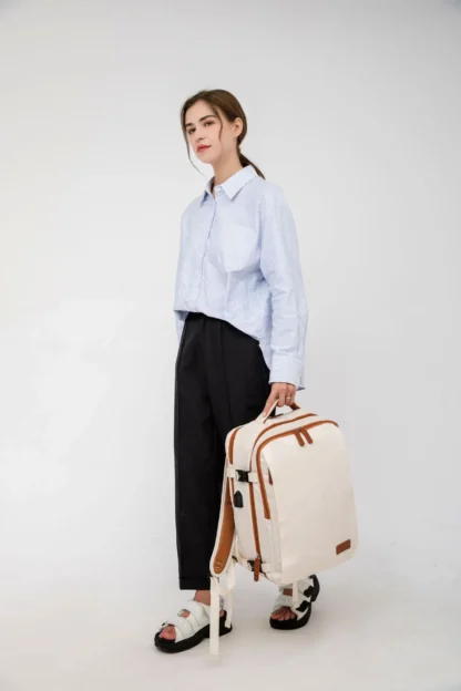 Travel Backpack 40x20x30 Cabin Plane Waterproof Expandable Weekender Laptop With USB Port Ryanair Carry-On Women Men Backpack - Image 34