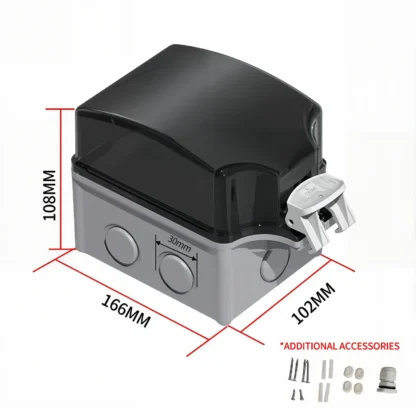 EU/TH/UK/UN/US Outdoor Power Socket Industrial Grade Waterproof IP66 Plastic Junction Box Panel Wall Mount Connector - Image 18