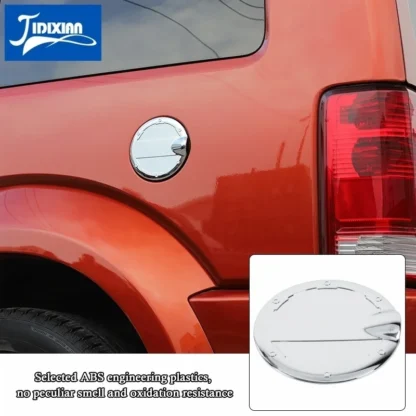 JIDIXIAN Car Exterior Fuel Tank Cap Decoration Cover for Dodge Nitro for Jeep Liberty 2007-2012 for Grand Commander 2006-2010 - Image 4