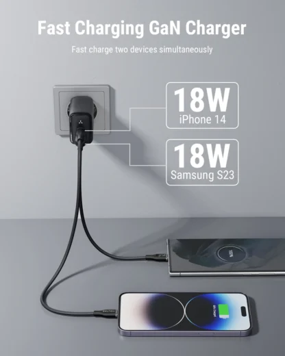 VOLTME 35W  PD USB C Charger GaN III Tech Fast Charger Fast Wall Charger Block for iPhone 15 Pro Max MacBook iPad Steam Deck - Image 2