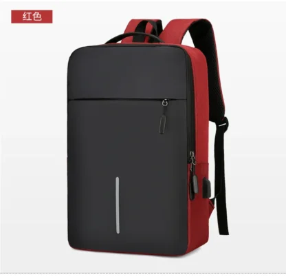Men's Fashion Multifunctional Computer Backpack Large Capacity Waterproof Fabric Unisex Business Duty Backpack Shoulder Oxford F - Image 15