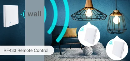 Tuya Smart Life WiFi 433mhz Wireless Push Button Wall Switch Google Home Light On Off 220V RF433 Remote Control EU UK Two 3 Way - Image 24