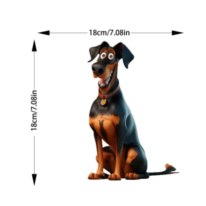 Transparent Creative Car Scratch Cover Animal Stickers Fun Decoration Transparent Vinyl Bumper Stickers for Vehicle Protection - Image 7