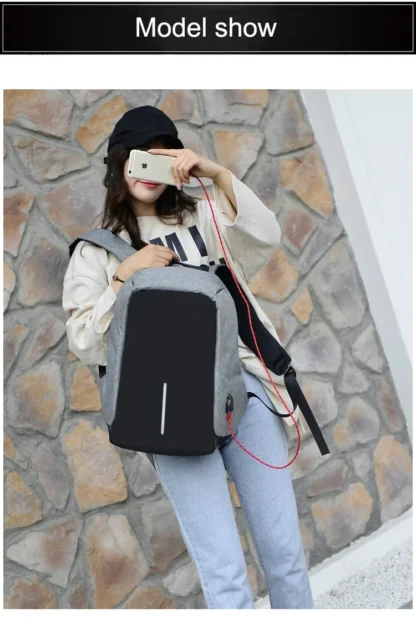 Anti-theft Backpack Bag 15.6 Inch Laptop Men Mochila Male Waterproof Back Pack Backbag Large Capacity School Backpack Designer - Image 21