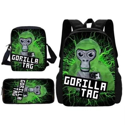 Novelty Cool Gorilla tag Child School Backpack With Shoulder Bag Pencil Bags School Bags for Boys Girls Best Gift - Image 9