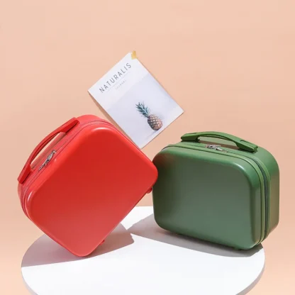 14 Inch Travel Portable Solid Color Lightweight Small Hard Makeup Box New Style Student Lightweight Boarding Luggage - Image 3