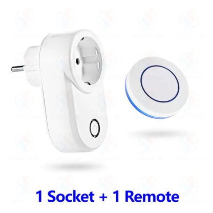 Wireless Remote Control Socket 220V 110V EU FR Smart Plug,50m Control Range,Power Outlet 15A for Home Appliance Light Fan - Image 8