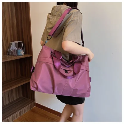 Large Capacity Oxford 2024 High Quality Travel Handbag Zipper Solid Trendy Casual Crossbody Bag Soft Versatile Popular Handbag - Image 40