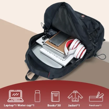 Manufacturer direct sales backpack men's computer bag lightweight business leisure travel large capacity backpack high school un - Image 5