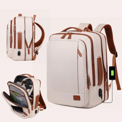 The New Unisex Backpack for Short-Distance Business Trips, Lightweight Travel Bag, Computer School Bag Storage Bag Combination - Image 11