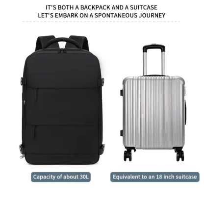 Women's Backpack Travel Suitcase Cabin Bag Aircraft Ryanair 40x20x25 Airplane Travel Bag Men Laotop Backpack Wizzair Carry On - Image 2