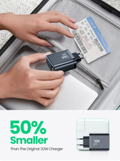 Tuodes 30W GaN USB Charger 3-Ports USB Type C Fast Charging PD3.0 Quick Charge Wall Adapter For iPhone Samsung Xiaomi iPad - Image 20