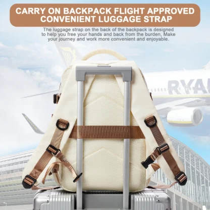 Casual Bussiness Work Travel Backpack College School Backpack, Ryanair Carry-On Cabin Bag Travel Backpack 40x20x25 Hand Luggage - Image 3
