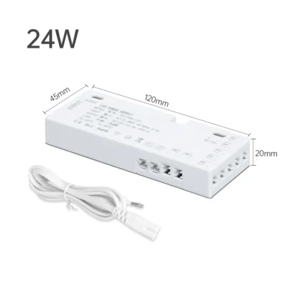 24W-200W LED Cabinet Light Transformer Power Supply AC220V to DC12V/24V with 7/9/10x DuPont Ports for Integrated Lighting - Image 12