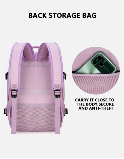 Multi functional travel bag, large capacity backpack, Male and female campus middle school high bag - Image 21