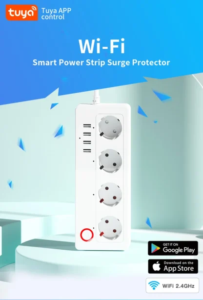 10A/16A wifi Power Strip Tuya Smart Plug Power Strip Extension Cord Smart Home EU Socket Work with Alexa - Image 11
