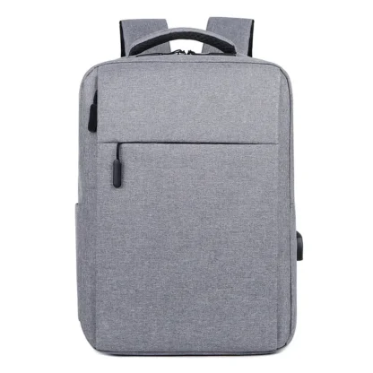Rilibegan Laptop Men Backpack External USB Charging Travel Men Backpack Nylon School Bag Double Layer Quality Business Backpack - Image 7