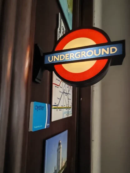 Uk London Underground Creative Light-Up Fridge Magnet Oyster Card Spain Madrid Milan Metro Light Box Tourist Souvenir - Image 19
