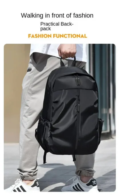 2025 Casual Atmosphere Business Computer Bag New Backpack Outdoor Large Capacity Travel Shoulder Bags For Men - Image 9
