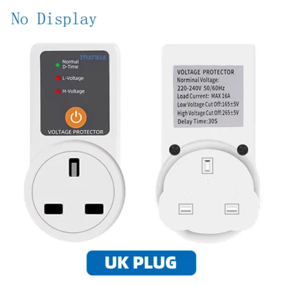 Automatic Voltage Protector Socket AC 220V 16A Adjustable Power Surge Protector Universal/US/EU/UK Plug Voltage Safe Protector - Image 10