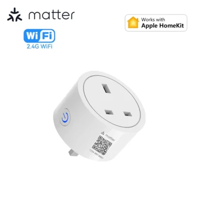 Matter Smart Socket UK WiFi Smart Plug 16A Mini Home Appliance Outlet Voice App Control Work with Alexa Google Home HomeKit Siri - Image 7