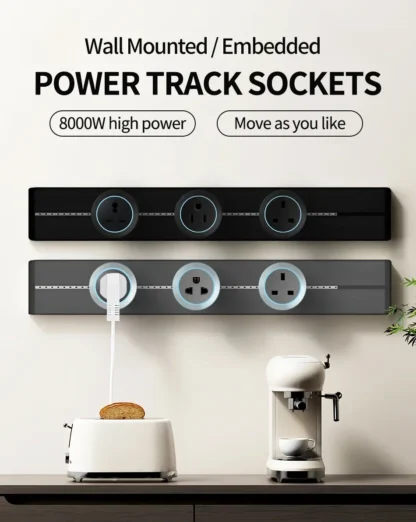 Power Track Socket Home Appliances Pop Electric Plug Adapter UK US EU Standard Wall Socket With Usb Embeded And Surface - Image 18