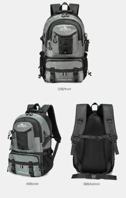 Travel backpack 40L waterproof lightweight outdoor hiking, men's and women's camping backpack - Image 29