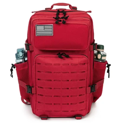 45L Tactical Backpack survival Bag Hunting MOLLE Backpack GYM For Men EDC Outdoor Hiking Rucksack Witch Bottle Holder - Image 12
