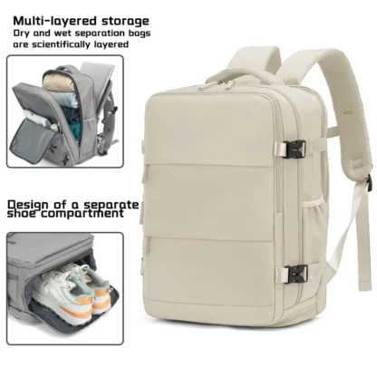 Women's Backpack Travel Suitcase Cabin Bag Aircraft Ryanair 40x20x25 Airplane Travel Bag Men Laotop Backpack Wizzair Carry On - Image 11