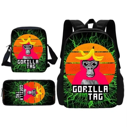 Novelty Cool Gorilla tag Child School Backpack With Shoulder Bag Pencil Bags School Bags for Boys Girls Best Gift - Image 20