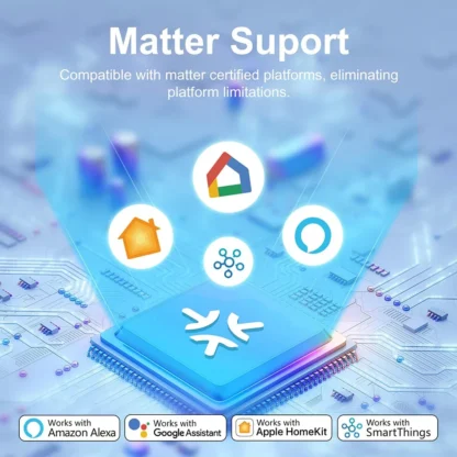 Matter Smart Socket UK WiFi Smart Plug 16A Mini Home Appliance Outlet Voice App Control Work with Alexa Google Home HomeKit Siri - Image 11