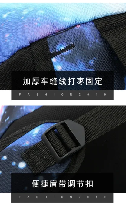 Messi Backpack 3pcs Usb Waterproof Backpack Casual Travel Backpack Women Men Large Capacity Travel Laptop Backpack School Bags - Image 34