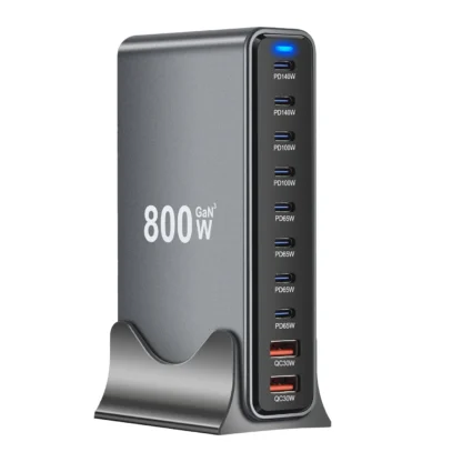 New 800W GaN USB C Charger 10-port USB Type C PD Fast Charging Station PD3.1 Adapters for iPhone 16 15 14 Samsung Xiaomi Huawei - Image 12