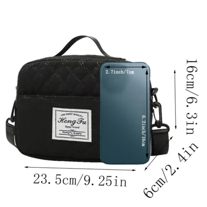 Men's and Women's Travel Bag Set with Makeup Bag - Plain Color Handbag - Essential for Travel - Affordable and Practical - Image 10