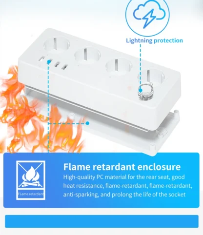 10A/16A wifi Power Strip Tuya Smart Plug Power Strip Extension Cord Smart Home EU Socket Work with Alexa - Image 18