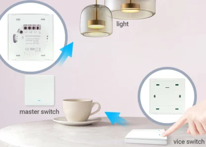Tuya Smart Life WiFi 433mhz Wireless Push Button Wall Switch Google Home Light On Off 220V RF433 Remote Control EU UK Two 3 Way - Image 23