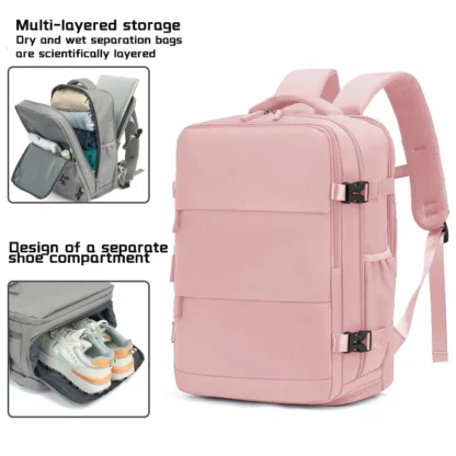 Women's Backpack Travel Suitcase Cabin Bag Aircraft Ryanair 40x20x25 Airplane Travel Bag Men Laotop Backpack Wizzair Carry On - Image 10