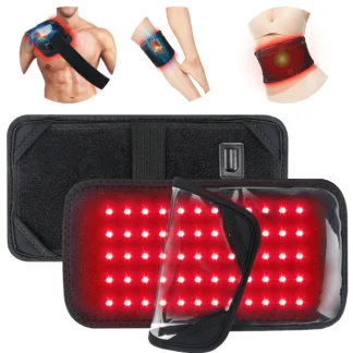 60 LEDs 660nm Red Light Infrared Belt 850nm Back Burn Fat Wrap Slimming Machine Waist Heat Pad For Muscle Soreness Skin Care