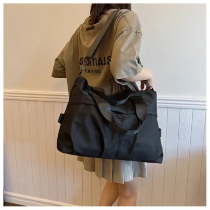 Large Capacity Oxford 2024 High Quality Travel Handbag Zipper Solid Trendy Casual Crossbody Bag Soft Versatile Popular Handbag - Image 29