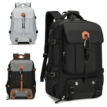 Outdoor backpack for travel, 50L waterproof camping backpack for women and men, backpack with shoe compartment - Image 2