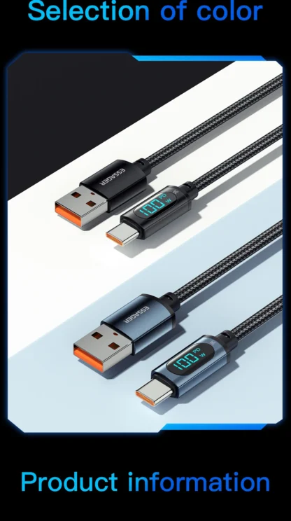 Essager 100W GaN USB Type C Caricabatterie PD QC Quick Charge 4.0 3.0 Type C Ricarica Rapida Per iPhone 16 15 14 Xiaomi Macbook - Image 38